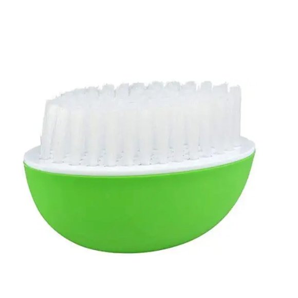 2x - Kitchen Fruit and Vegetable Brush, Green - Picture 2 of 3